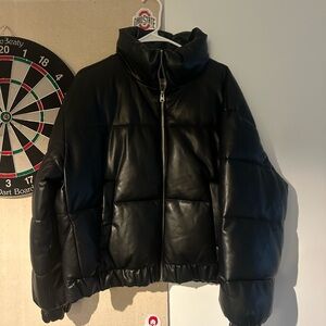 Abercrombie & Fitch Black Puffer Jacket